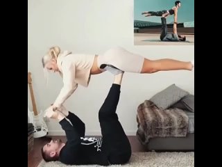 couple workout with a girl